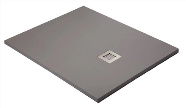 PLATO DE DUCHA DE RESINA GRIS